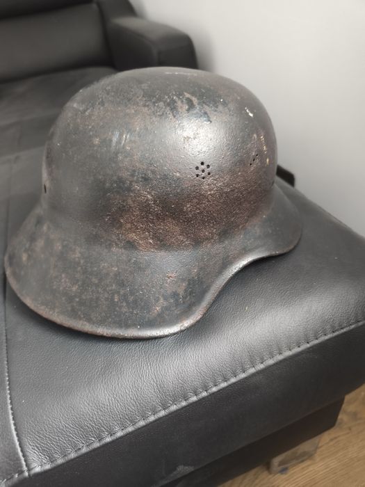 Kolekcja orginalnych hełmow torba wermahtu