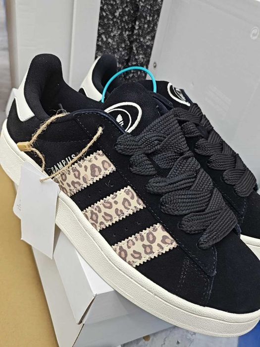 Adidas originals campus 00s Czarny z motywem lamparta 38