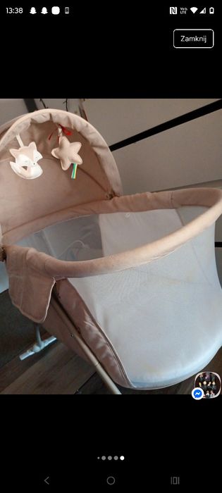 Łóżeczko kołyska wysyłka kurierem