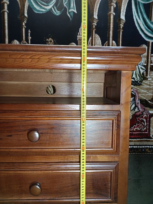 Móvel de madeira sólida com 5 gavetas, ideal para guardar roupas e ace