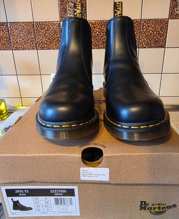 Dr. Martens Sztyblety 2976 Black Smooth 22227001
