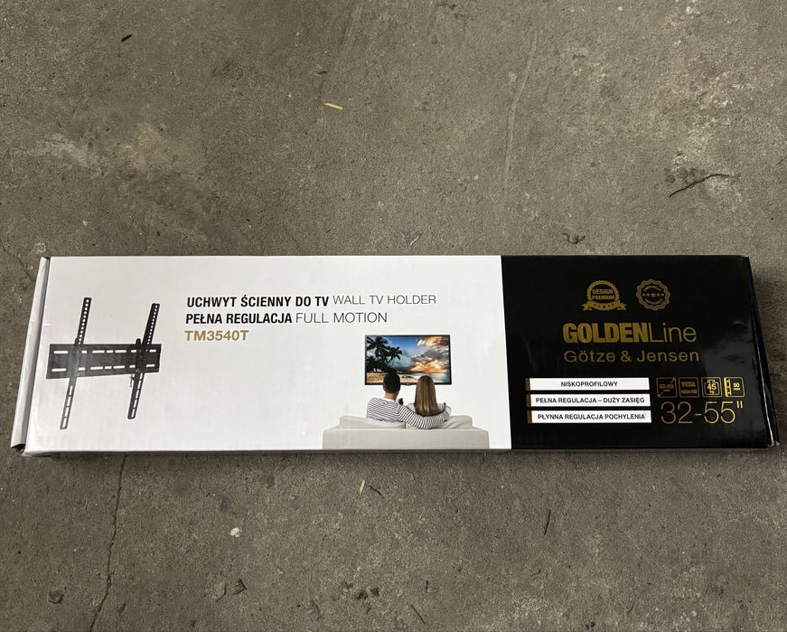 Uchwyt GOTZE & JENSEN do TV 32-55 cali TM3540T regulowany czarny