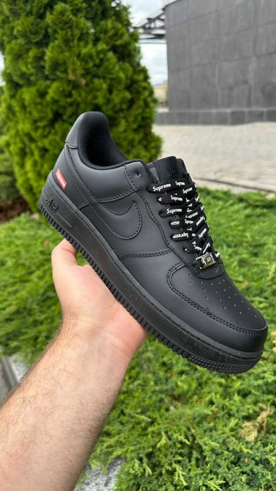 Nike Air Force 1 Low "Supreme Black" [EUR 40, 41, 42, 43, 44, 45]