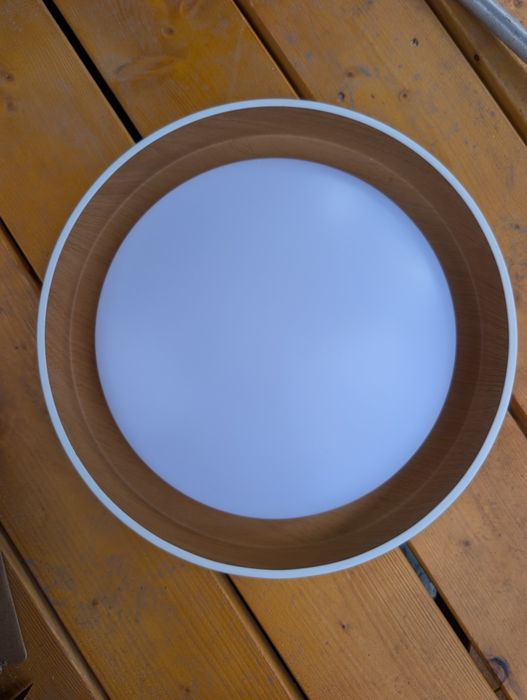 Lampa sufitowa: Plafon Malai biały śr. 30 cm LED Inspire