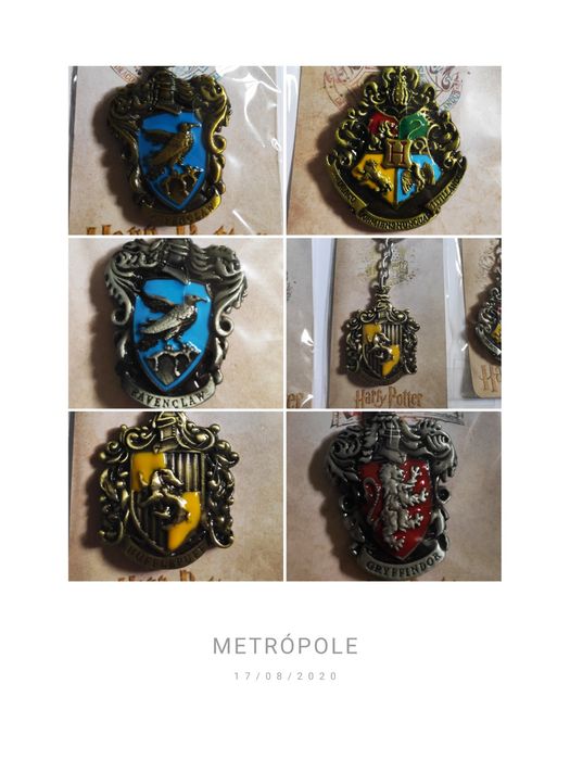 Harry Potter Chaves PIN Badge Patch Gravata Cachecol Traje Pendente