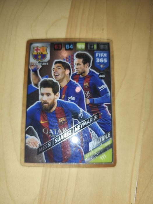 Karta Kolekcjonerska MSN ( Messi, Suarez, Neymar) PANINI 2018