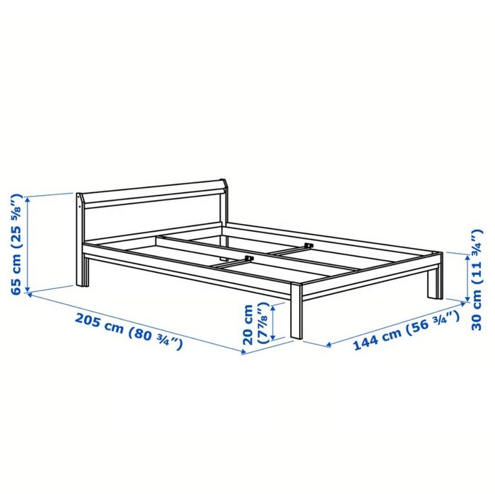 Cama casal com colchão