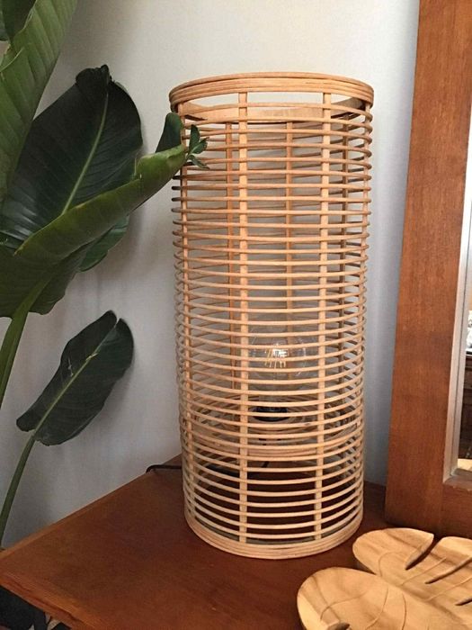 candeeiro, decoração, rattan, palhinha, bambu,  rustico