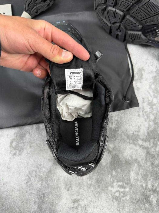 Balenciaga Runner Black Opium кросівки баленсіага чорні великі