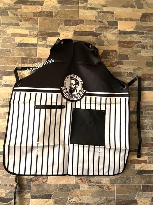 Avental de barbeiro, novo, varias unidades disponiveis