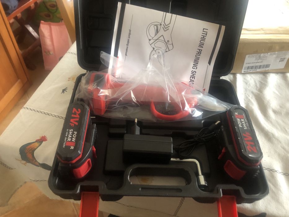 Tesoura poda bateria 21v