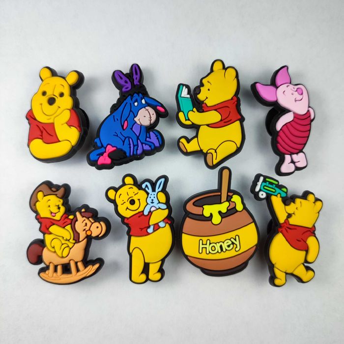 Przypinki piny do butów crocs prezent KUBUS PUCHATEK Tygrys Kubuś