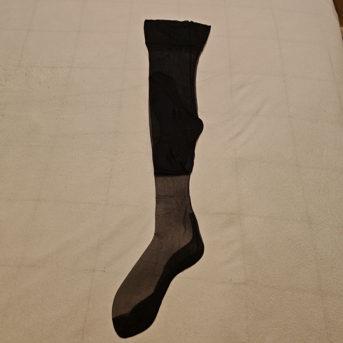 Angielskie pończochy nylonowe FF do pasa