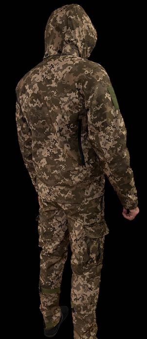 Тактический костюм военный Мультикам Пиксель Softshell Софт Шел Лучший