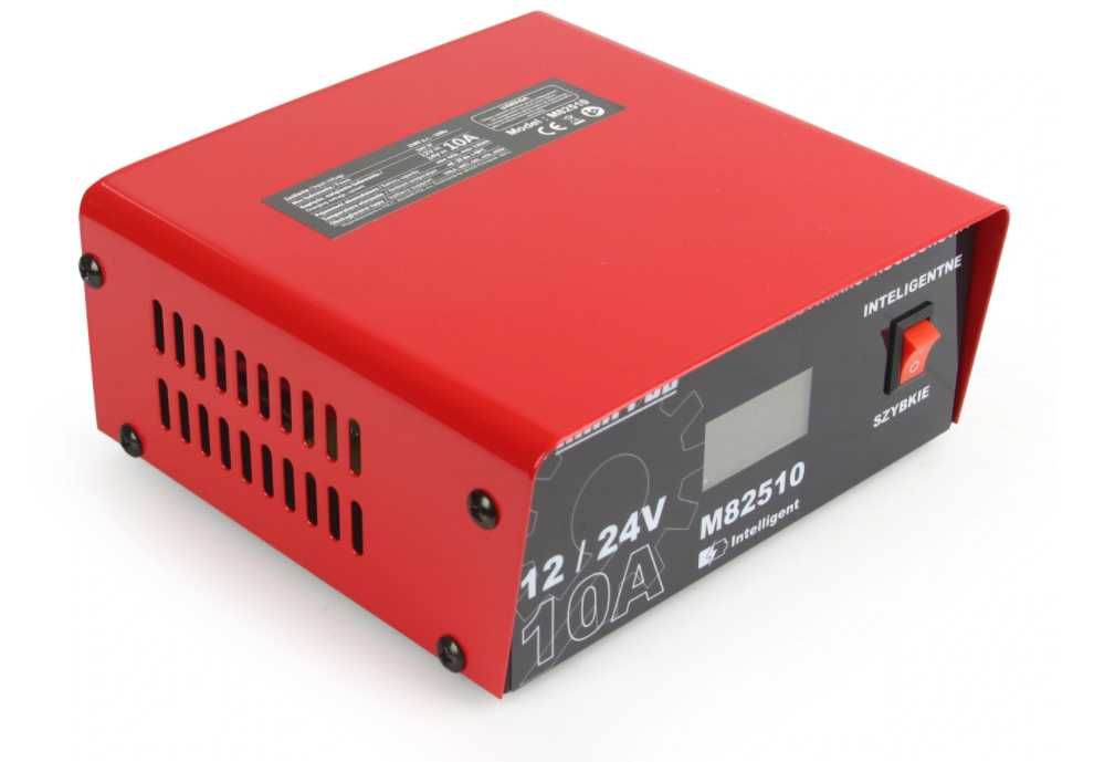 Prostownik MIKROPROCESOROWY Akumulator ładowarka 10 amper 12/24
