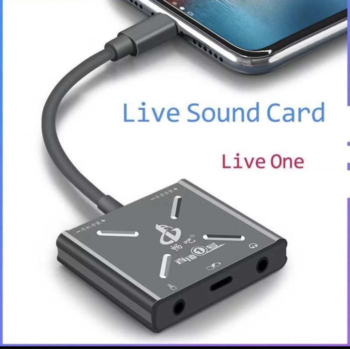 Iphone ou ipad placa de audio externa nova