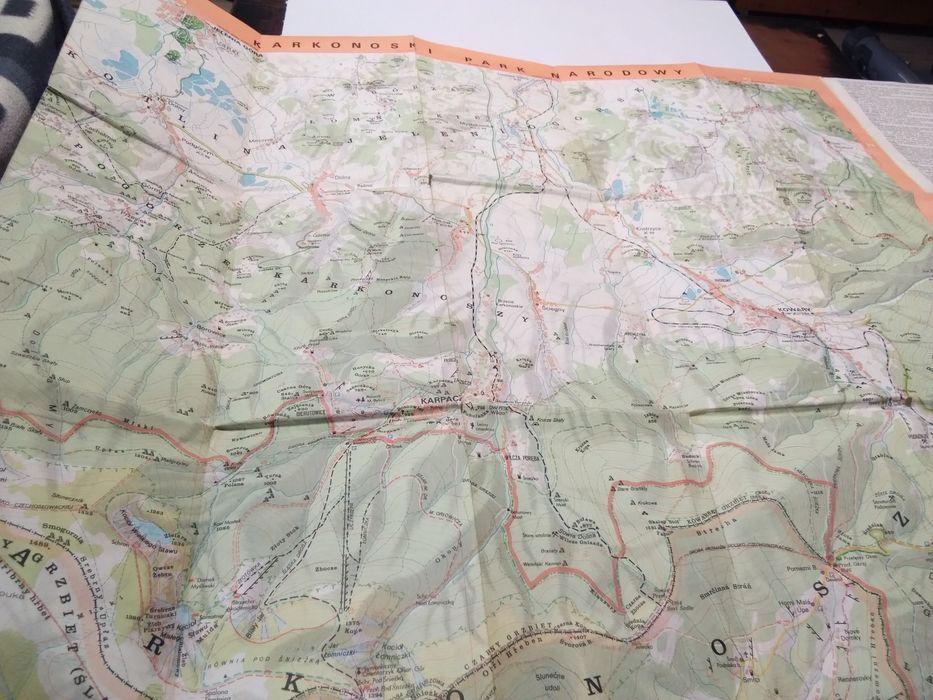 Mapa Karkonowski Park Narodowy