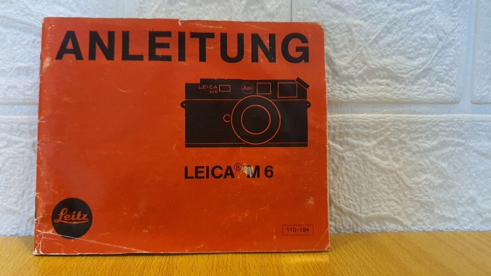 Manual original LEICA M6