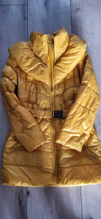 Kurtka damska żółta