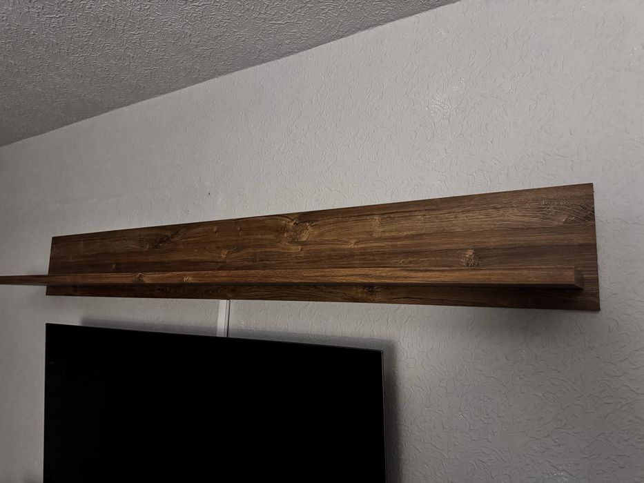 półka podświetlana Gent  200cm - Black Red White