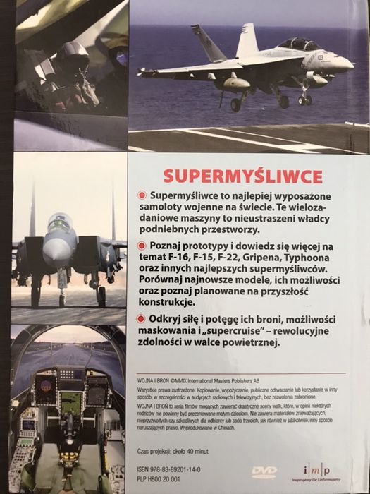 Super myśliwce książka z testami + płyta CD