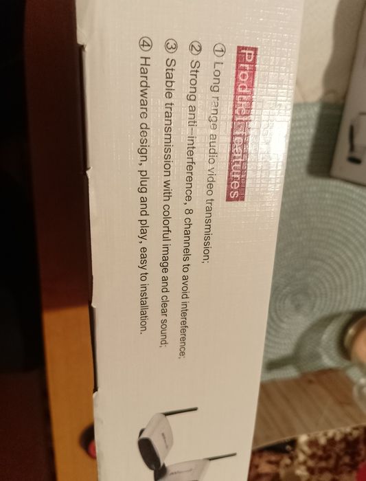 PAKITE AV sender . Bezprzewodowy transmiter sygnału TV