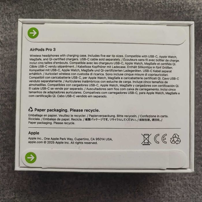 Apple AirPods Pro 3 – NOWE | Oryginalne | Zaplombowane | Sklep Apple