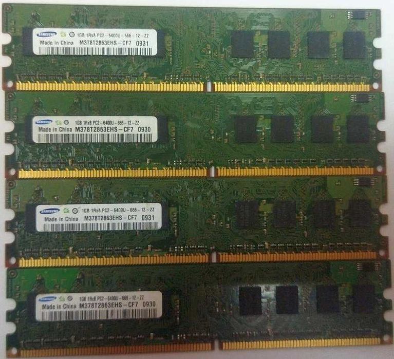 Оперативна пам'ять DDR2 на 2 GB, 1 GB, 512 MB . 11 шт за 600