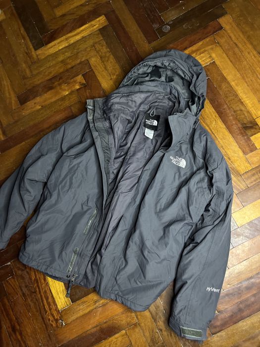 Куртка на мембране со съёмным подкладом The north face hyvent оригинал