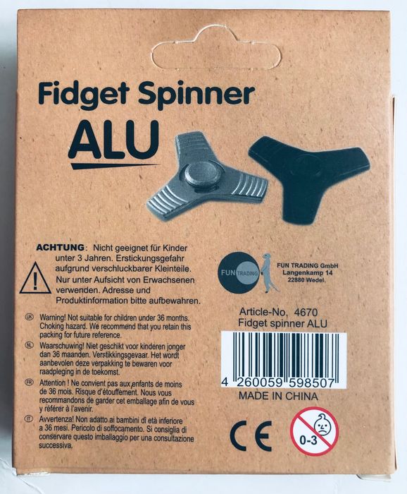 Спиннер ручной металлический Alu