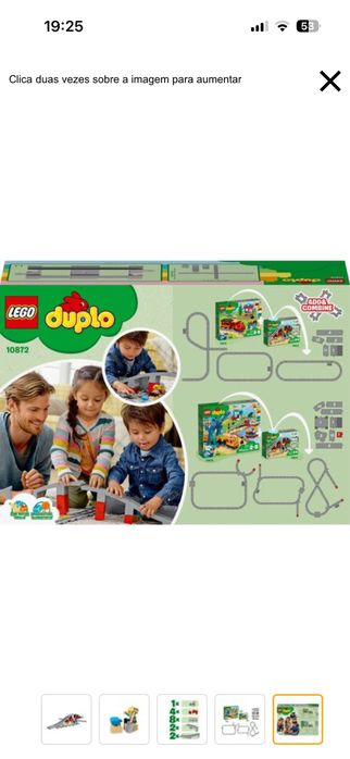 Combóio de mercadorias + pistas extra Lego Duplo
