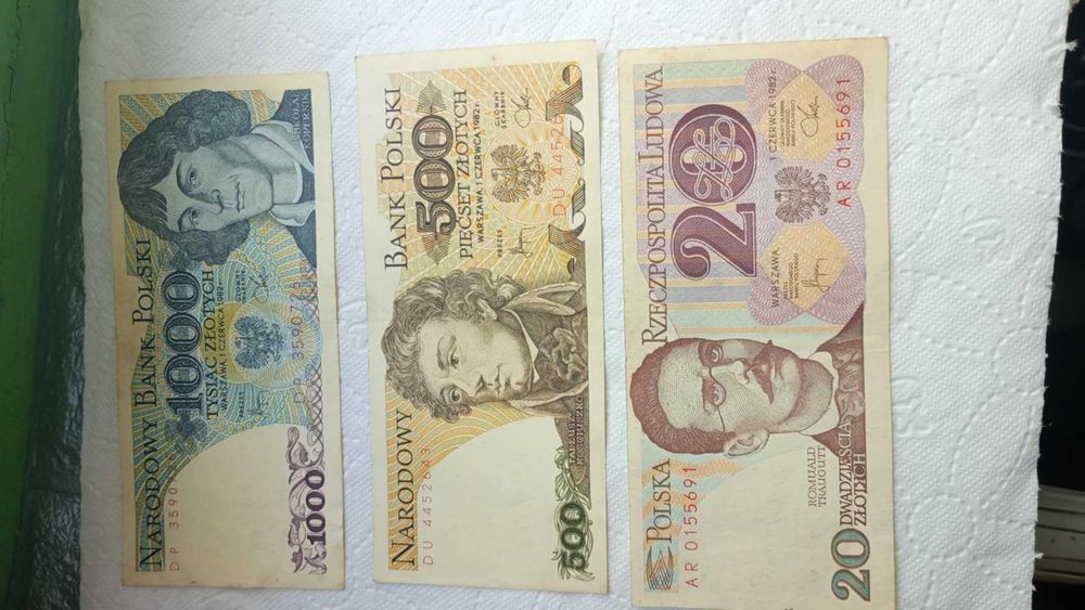 sprzedam monety banknoty