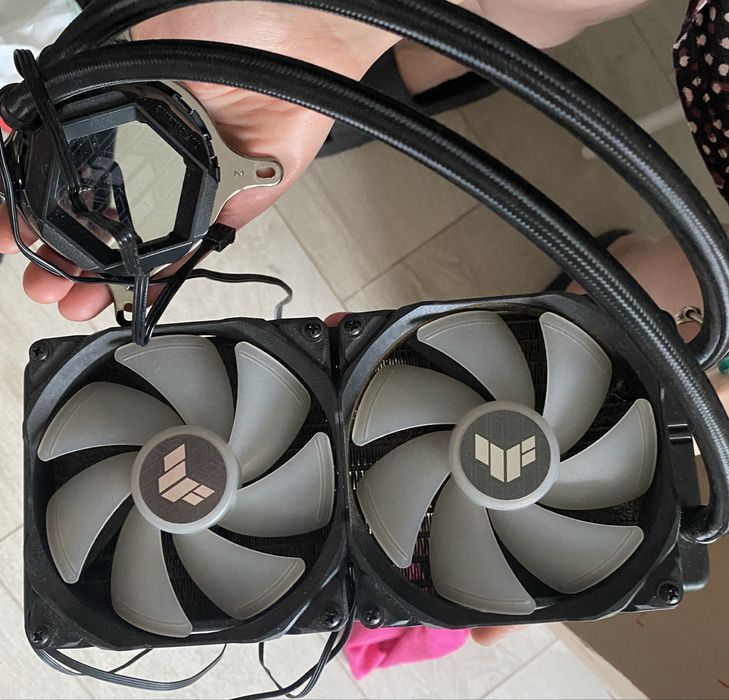 Комплект s1700 Asus tuf gaming z690-plus d4, Tuf водянка