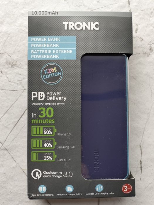 Повербанк TRONIC, до 2 пристроїв, 10000 мАh Німеччина
