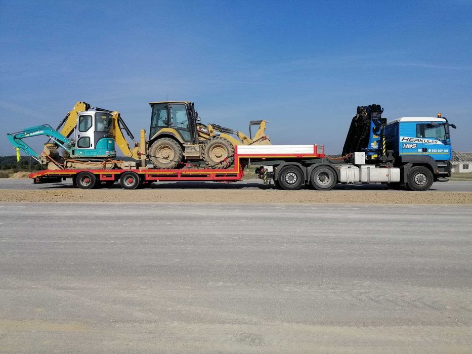 Transport nienormatywny, gabaryt, HDS, dźwig, transport niskopodwoziowy