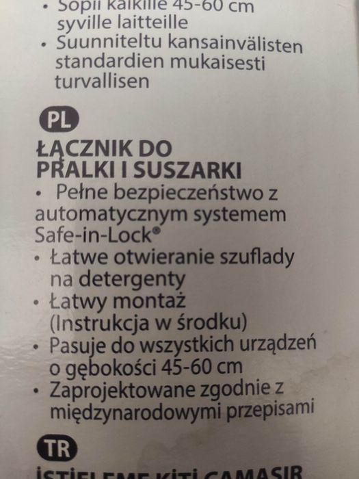 Łącznik pralka-suszarka Whirlpool Indesit Hotspot Wpro