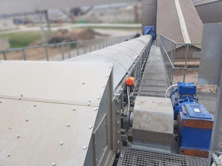 Стрічковий конвейер, з кришками, транспортер, розгрузчик, навантажувач