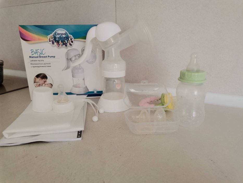 Молоковідсмоктувач Canpol Babies Basic ручний+подарунок