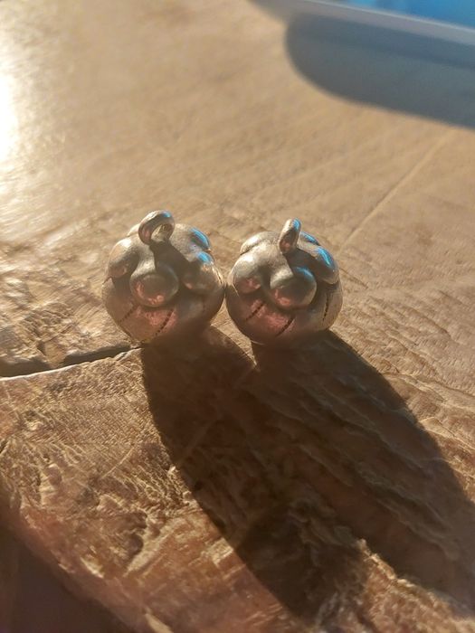 2 pendentes de prata