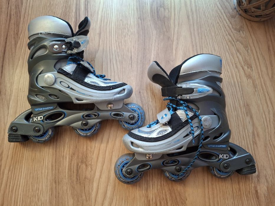 Srebrne rolki rozmiar  31-34