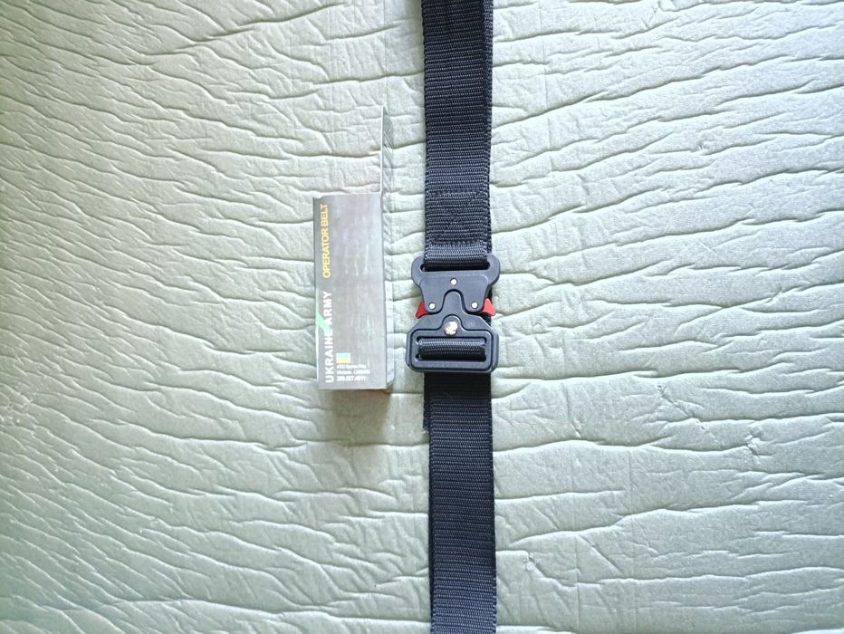 Ремінь тактичний чорний, олива.