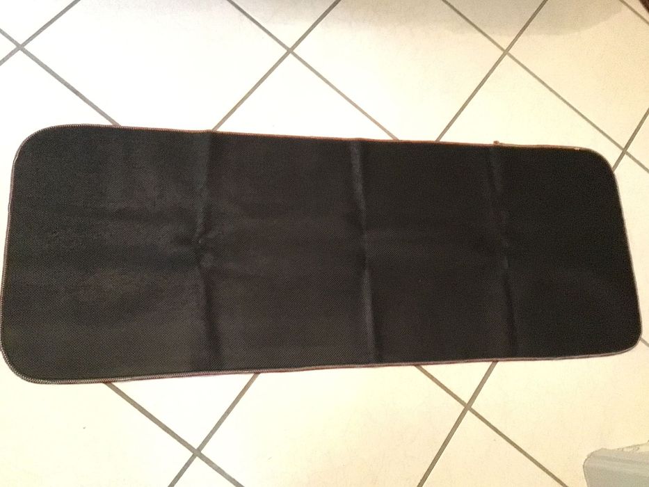Tapete de cozinha novo anti derrapante em tons de rosa e roxo