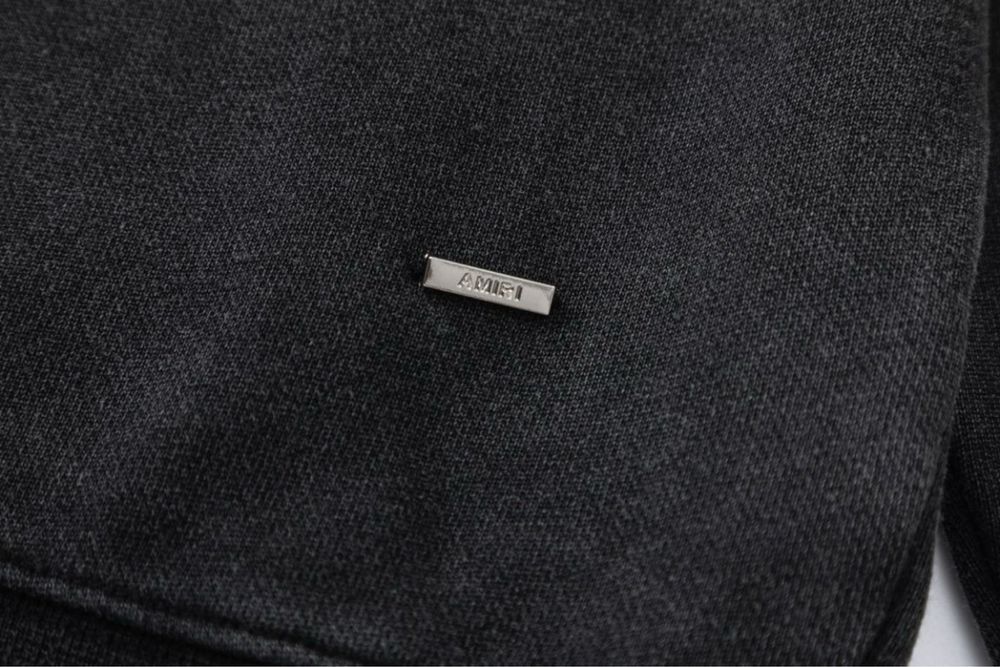 Худи AMIRI оверсайз мужское черное оригинал унисекс