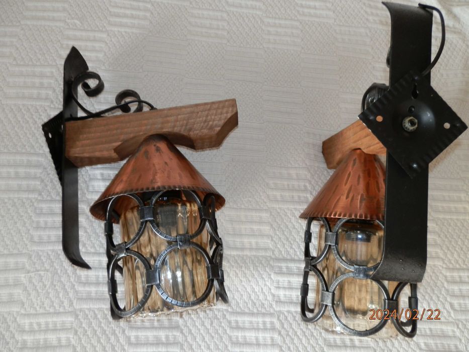 Lindo par de Candêeiros  Vintage - Novos