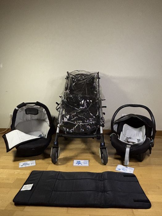 Sistema de Viagem Trio Bébé Confort + Muda-Fraldas