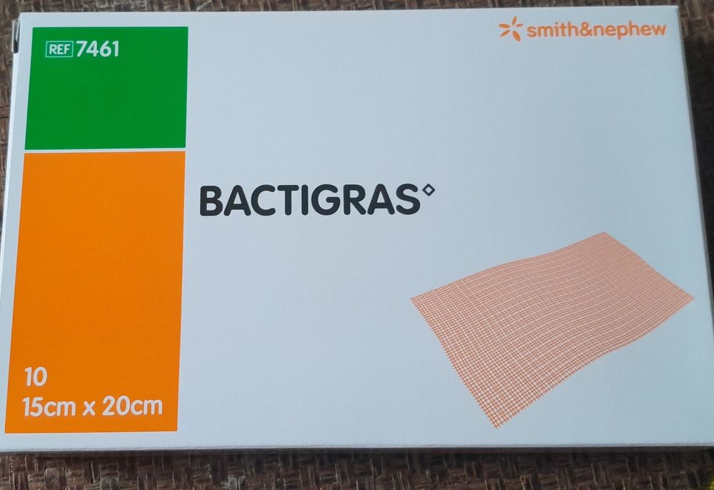 Bactigras 10 szt. 15/20 cm opatrunek