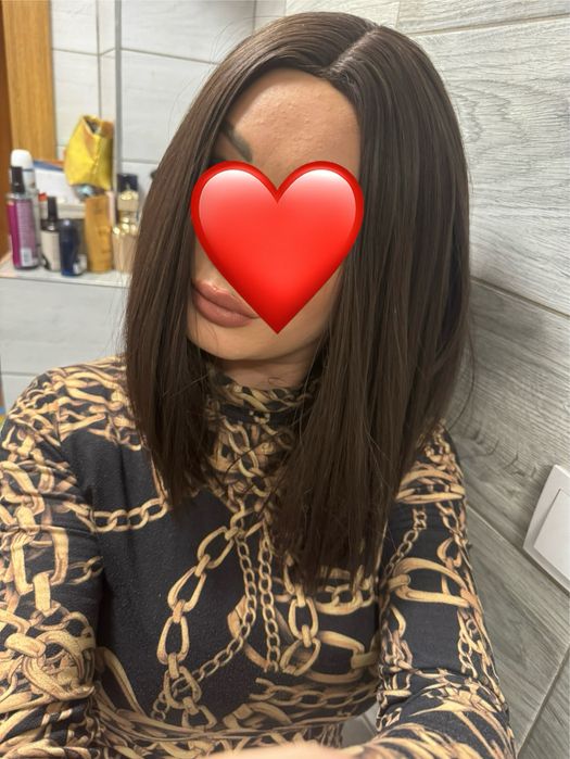 Peruka brązowa bob so ramion  gisela Mayer exquisit