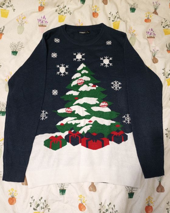 Чоловічий новорічний светр LIVERGY з підсвіткою | XL