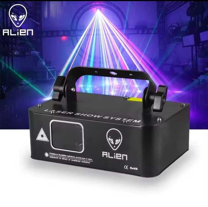 Сканирующий RGB лазерний проектор