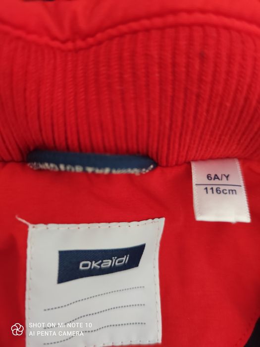 Casaco de inverno marca Okaidi, menino/menina 6 anos